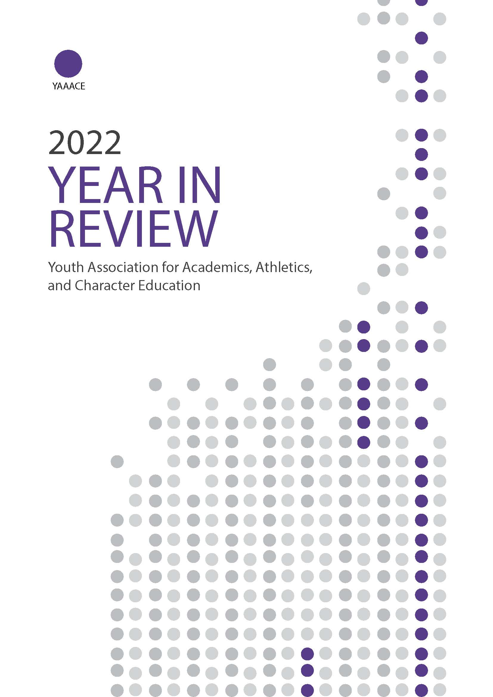2022 YAAACE Impact Report Cover